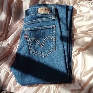 Levi's Super Low 518 waisted jeans